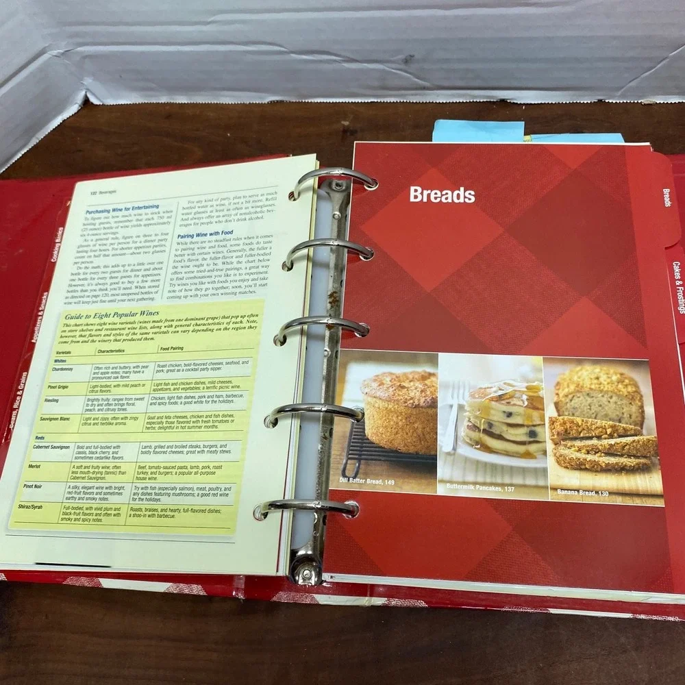 Better Homes and Gardens New Cook Book 9th Edition 1997 Meredith Ring Binder